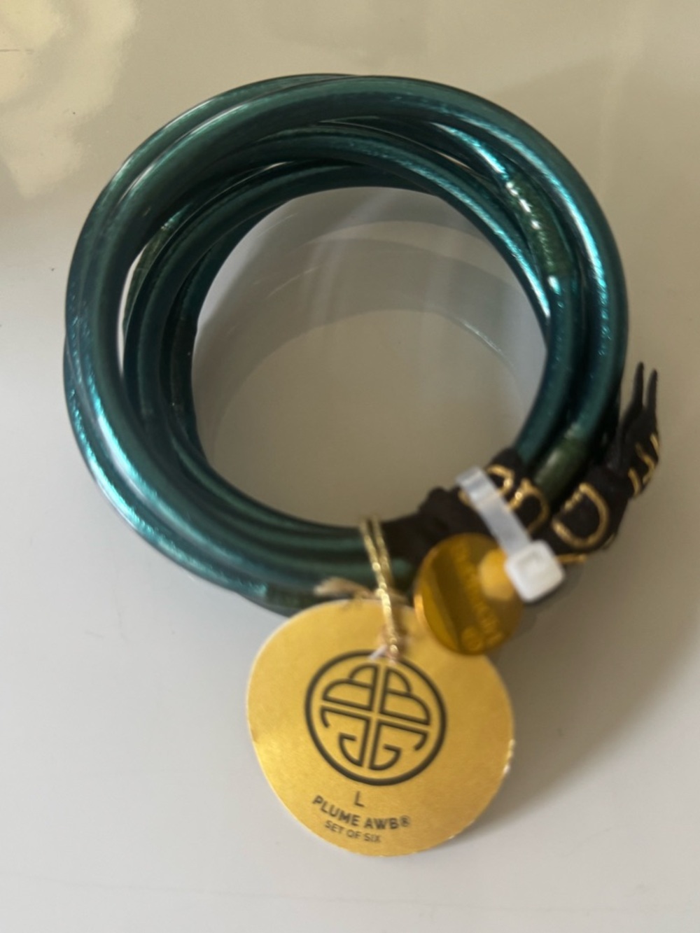 BuDha Girl Bracelet Set of 6 Bangles - Large